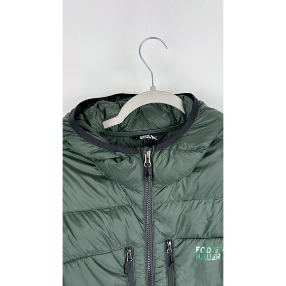 Eddie Bauer Mens StratusLite Crosstown Down Hoodie Puff Jacket Size XL New - Picture 2 of 10